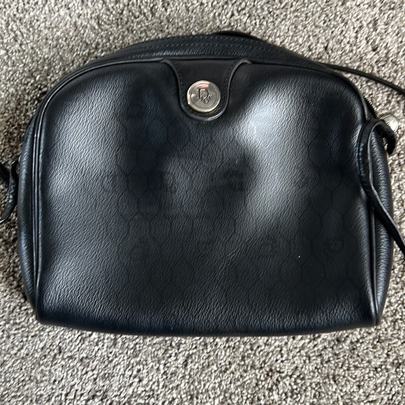 Christian Dior vintage honeycomb monogrammed canvas small shoulder bag - 1980s - Picture 3 of 14